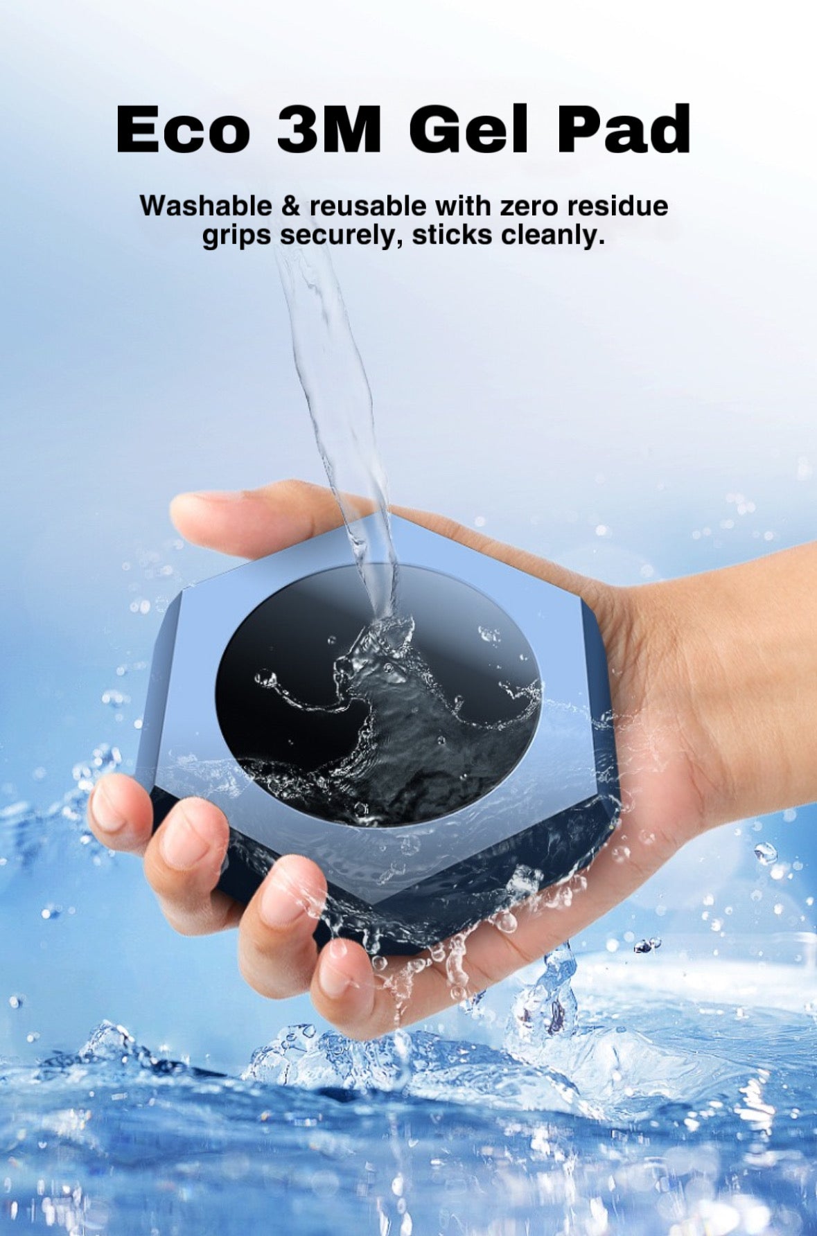 Black Diamond Car Air Freshener – Aromatherapy Diffuser with Essential Oils | Odor Eliminator, High Temp Resistant, Reusable Gel Pad