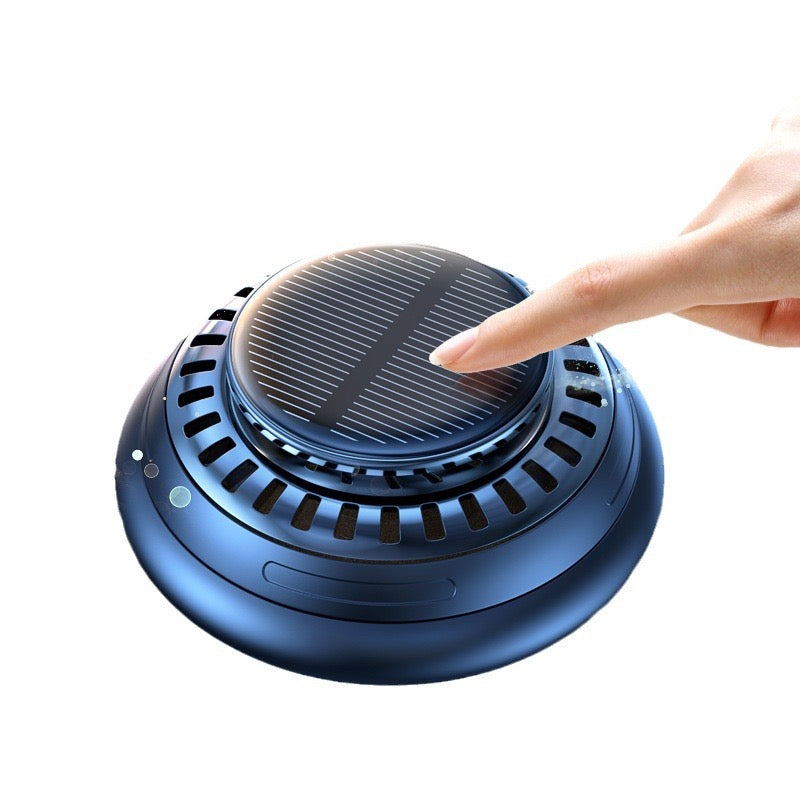 Solar Car Air Purifier & Aromatherapy Diffuser | Sun-Powered Auto Spin | Smart Fragrance Freshener