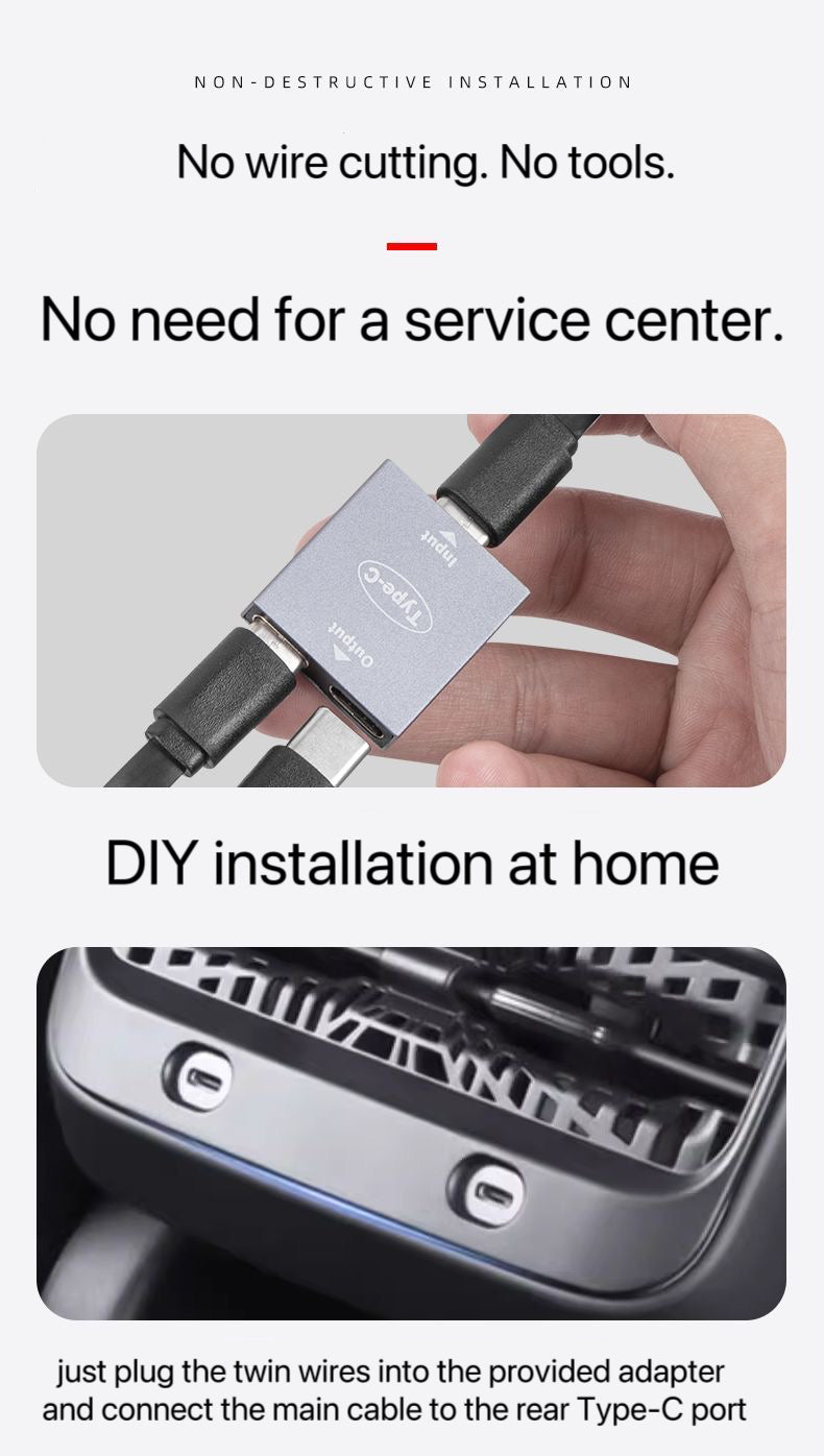 LED Triangle Window Ambient Light for Tesla Model Y/ Model 3 – Custom Fit, Plug & Play, DIY Installation